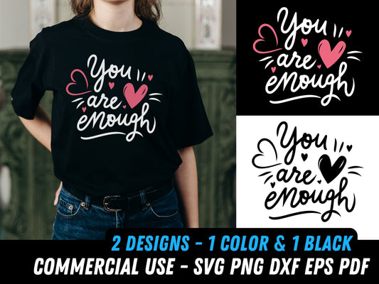 you are enough svg