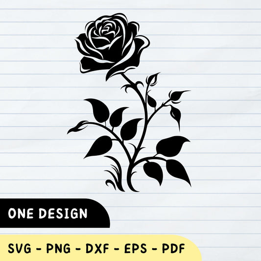 rose design svg