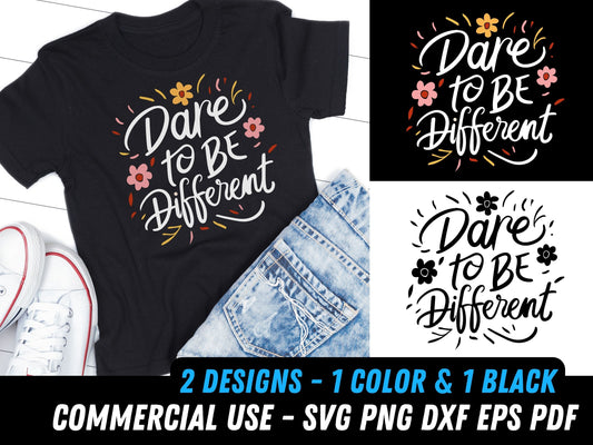 dare to be different svg