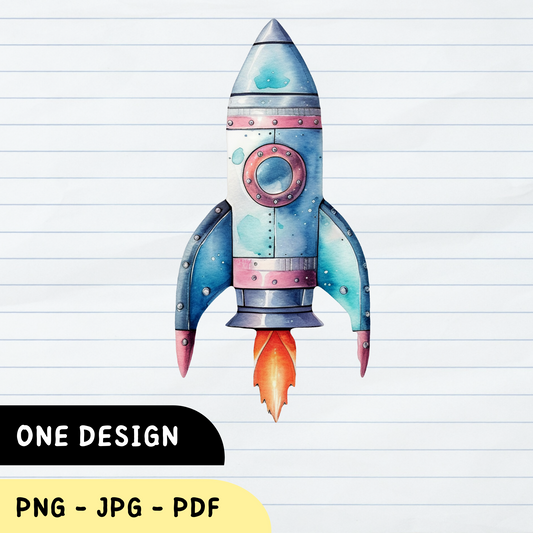 rocket png design