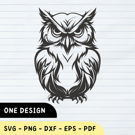 Owl SVG, Owl dxf, Owl Lover, Owl, Owl EPS, Owl Vector