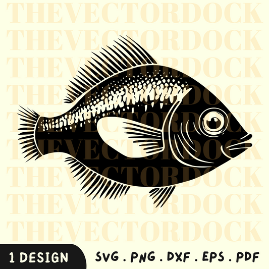 Fish SVG Design, Fish PNG, Fisher Theme SVG, Fish Vector
