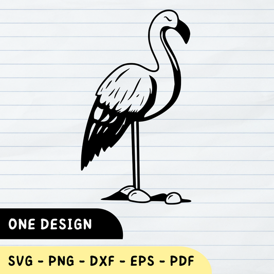 Flamingo SVG, Flamingo diseño PNG, Flamingo Lover, Flamingo Vector 1