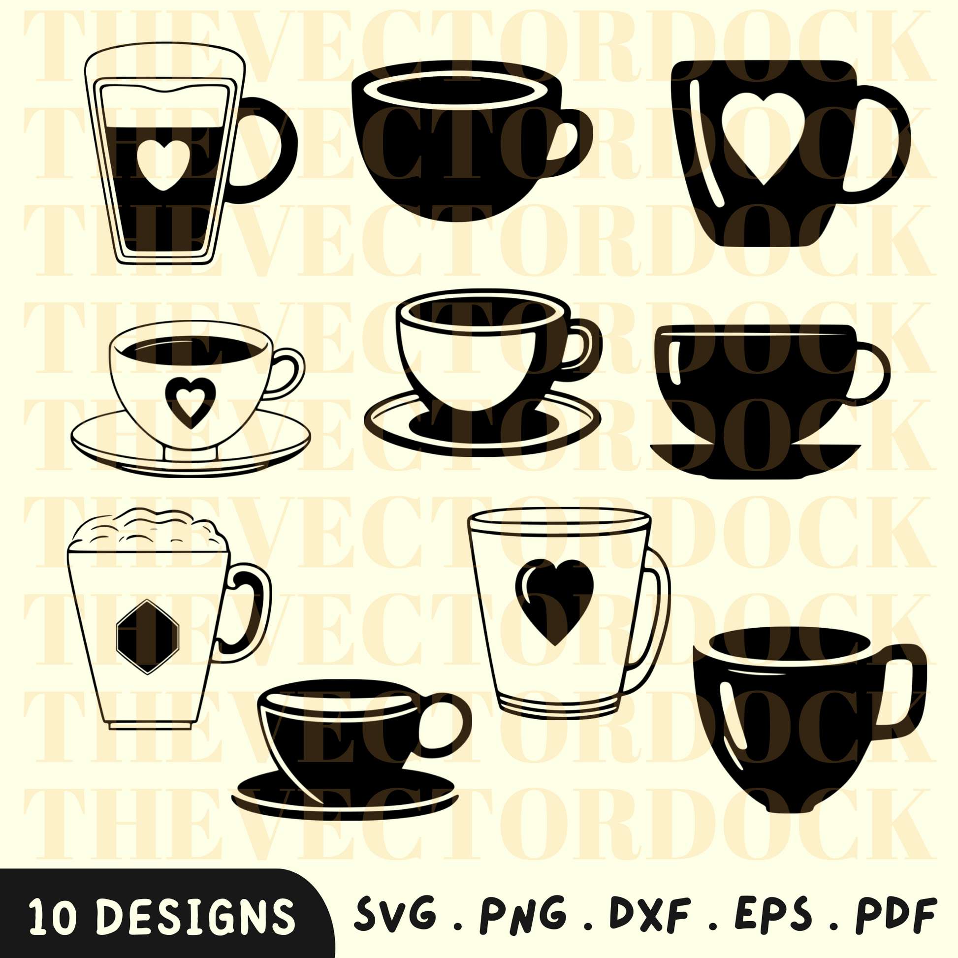coffee cup svg bundle