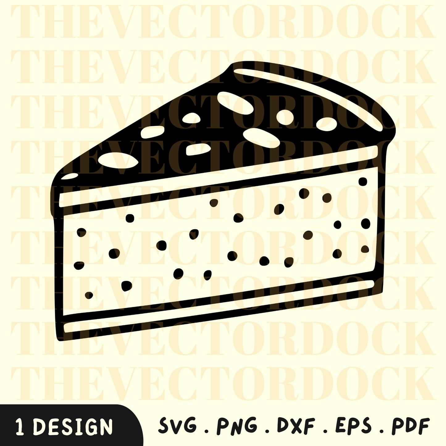 Cheesecake SVG, Cake Design SVG, Cheesecake PNG, Cheesecake Vector