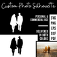 Custom Photo Silhouette SVG