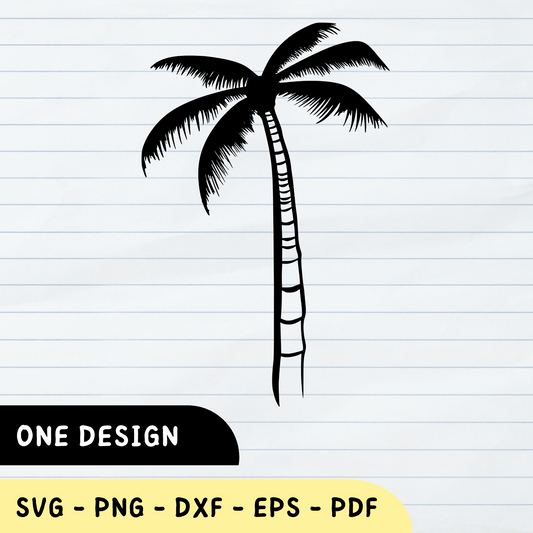 Palm Tree SVG, Palm Tree, Beach, Tropical SVG, Palm Tree Vector