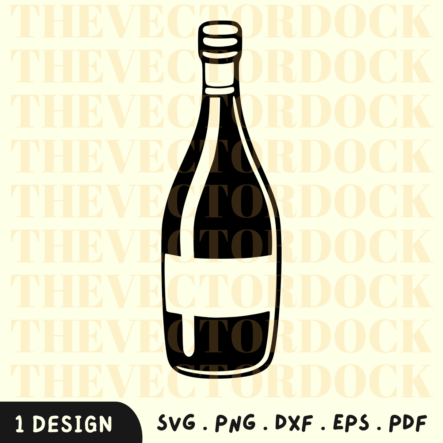 Wine Bottle SVG Design, Wine Bottle SVG, Wine Bottle Silhouette, Wine, Wine Bottle Art, Wine Bottle Vector